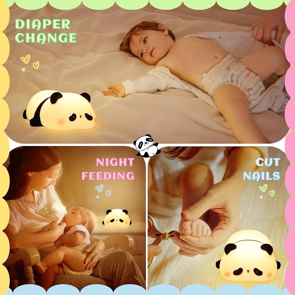 CUTE PANDA & RABBIT DESK LAMP SOFT NIGHT LIGHT