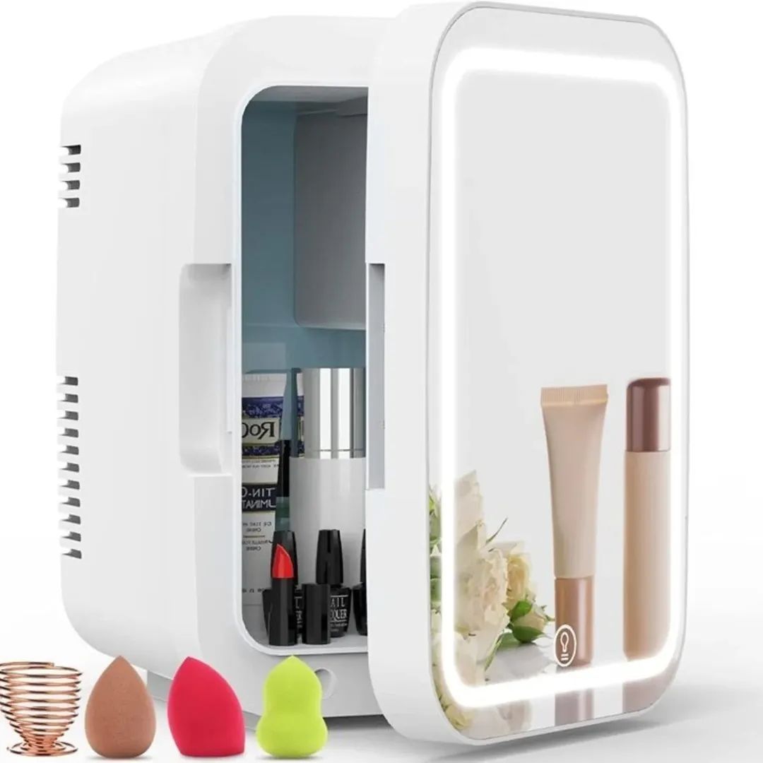 MINI MAKEUP FRIDGE: AC/DC COOLER & WARMER FOR BEAUTY & SKINCARE | HOME & CAR USE