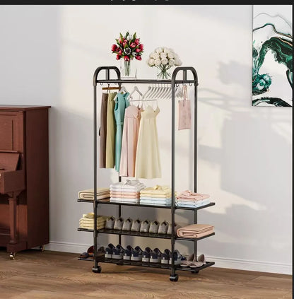 3LAYER MULTIFUNCTIONAL CLOTH WITH SHOE RACK (BOX PACKING)