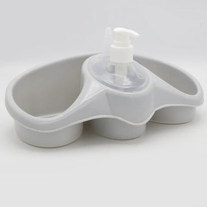 LIQUID SOAP DISPENSER AND SPONGE HOLDER
