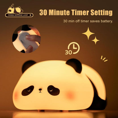 CUTE PANDA & RABBIT DESK LAMP SOFT NIGHT LIGHT