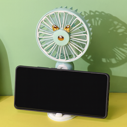 PORTABLE MINI HAND FAN FLOWER SHAPE ✅