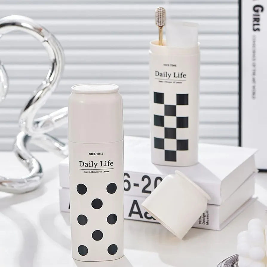 PORTABLE TRAVEL TOOTHBRUSH CASE