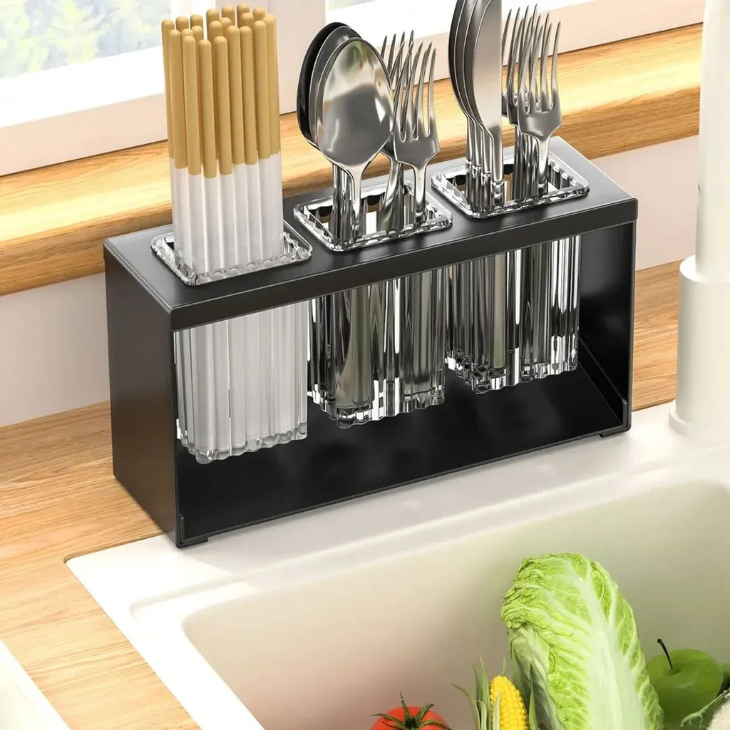 PREMIUM COUNTERTOP CUTLERY DRYING HOLDER