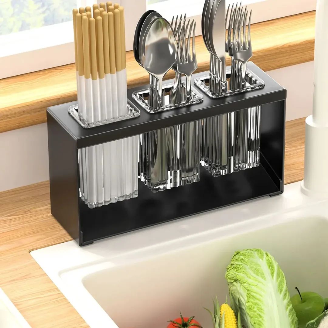 PREMIUM COUNTERTOP CUTLERY DRYING HOLDER