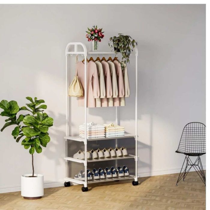 3LAYER MULTIFUNCTIONAL CLOTH WITH SHOE RACK (BOX PACKING)