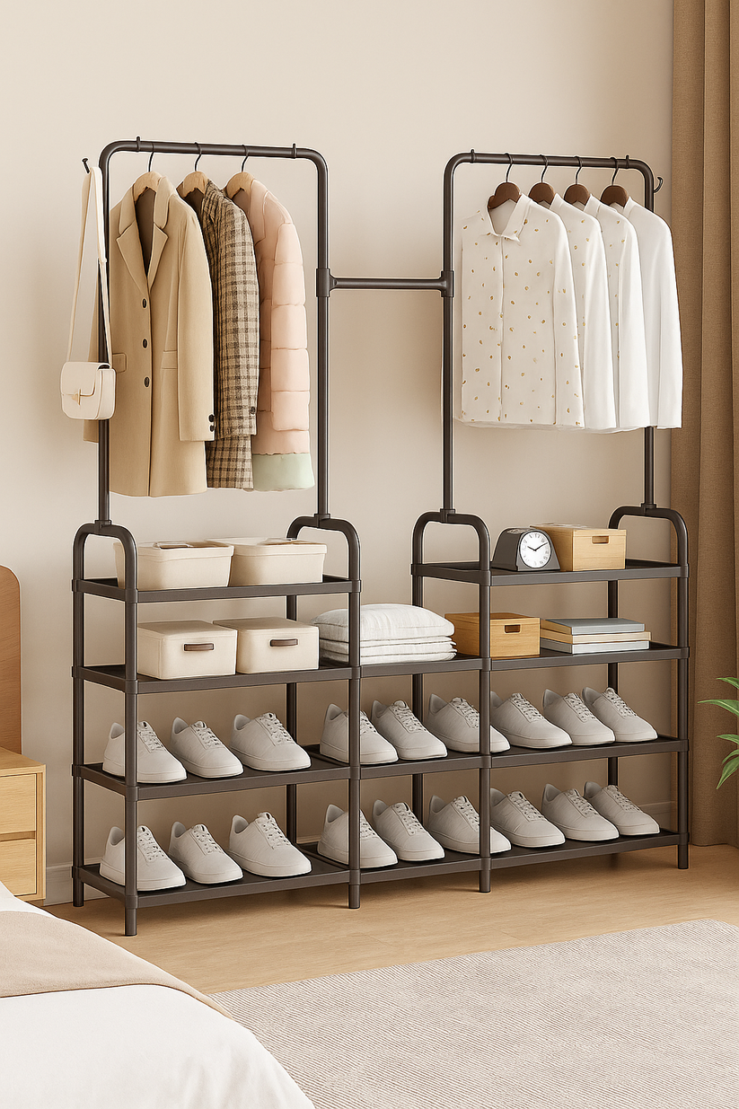 ELEGANT 3-TIER WARDROBE CLOSET ORGANIZER