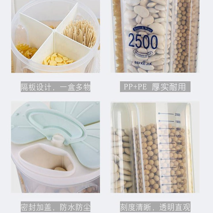 4 GRID FOOD STORAGE CONTAINER