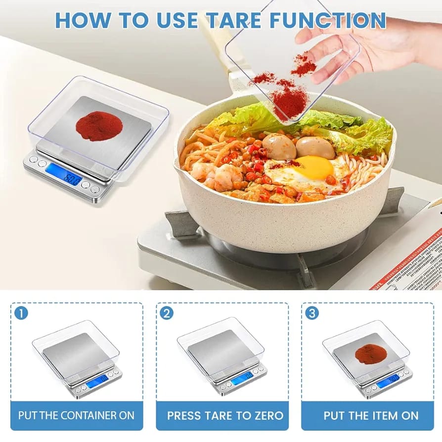 DIGITAL KITCHEN SCALE LED DISPLAY