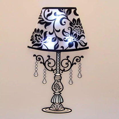 3D WALL LED LIGHT LAMP STICKER