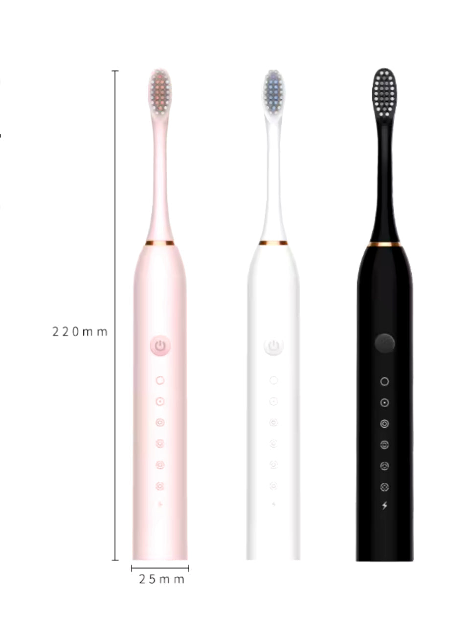 RECHARGEABLE ULTRASONIC ELECTRIC TOOTHBRUSH