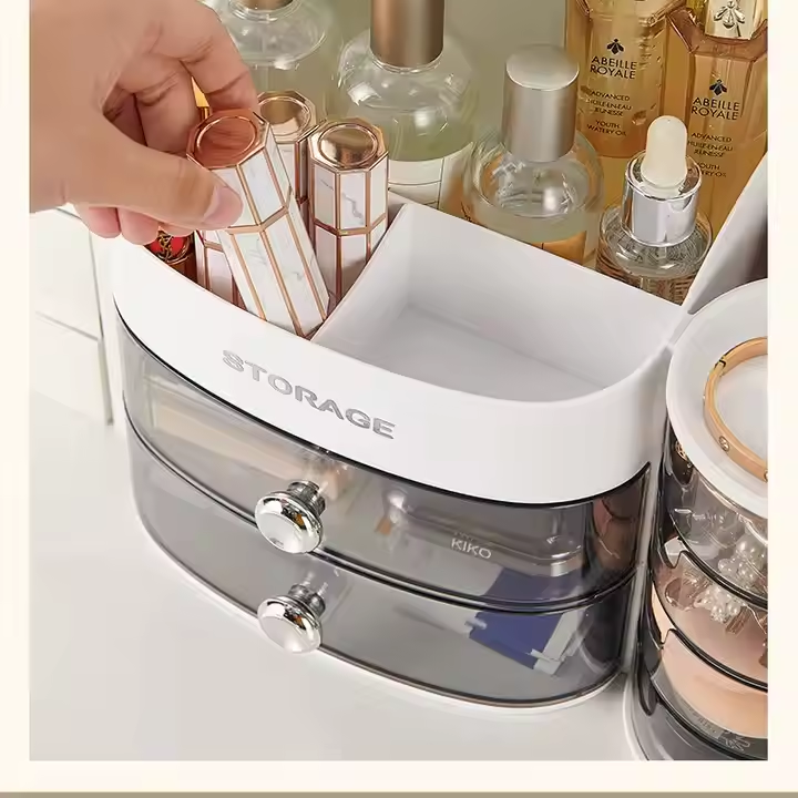 STYLISH COSMETICS VANITY STORAGE ORGANIZER WITH DRAWER