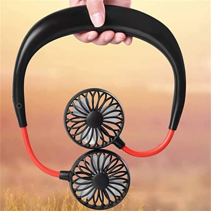 PORTABLE HANGING NECK FAN RECHARGEABLE