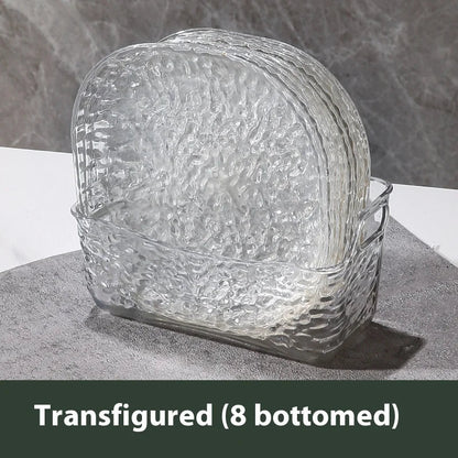 8-PIECE ACRYLIC BONE PLATES – SMALL SNACK & DINING DISHES