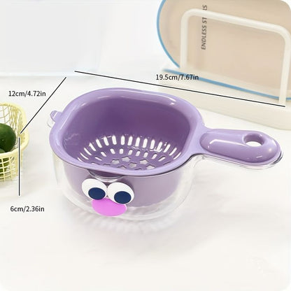 KITCHEN DUAL-LAYER DRAINING BASKET ✅