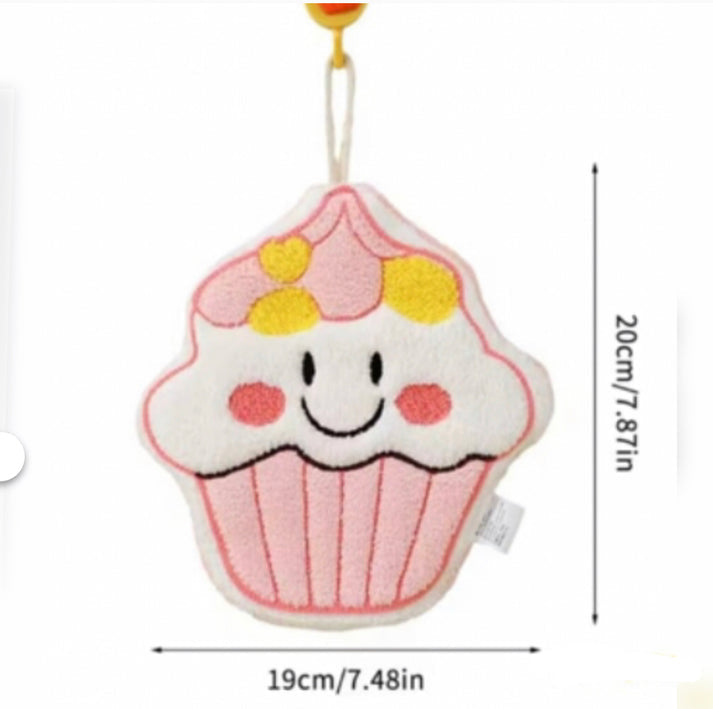 CUTE BREAD & CHEESE HANGING HAND TOWEL