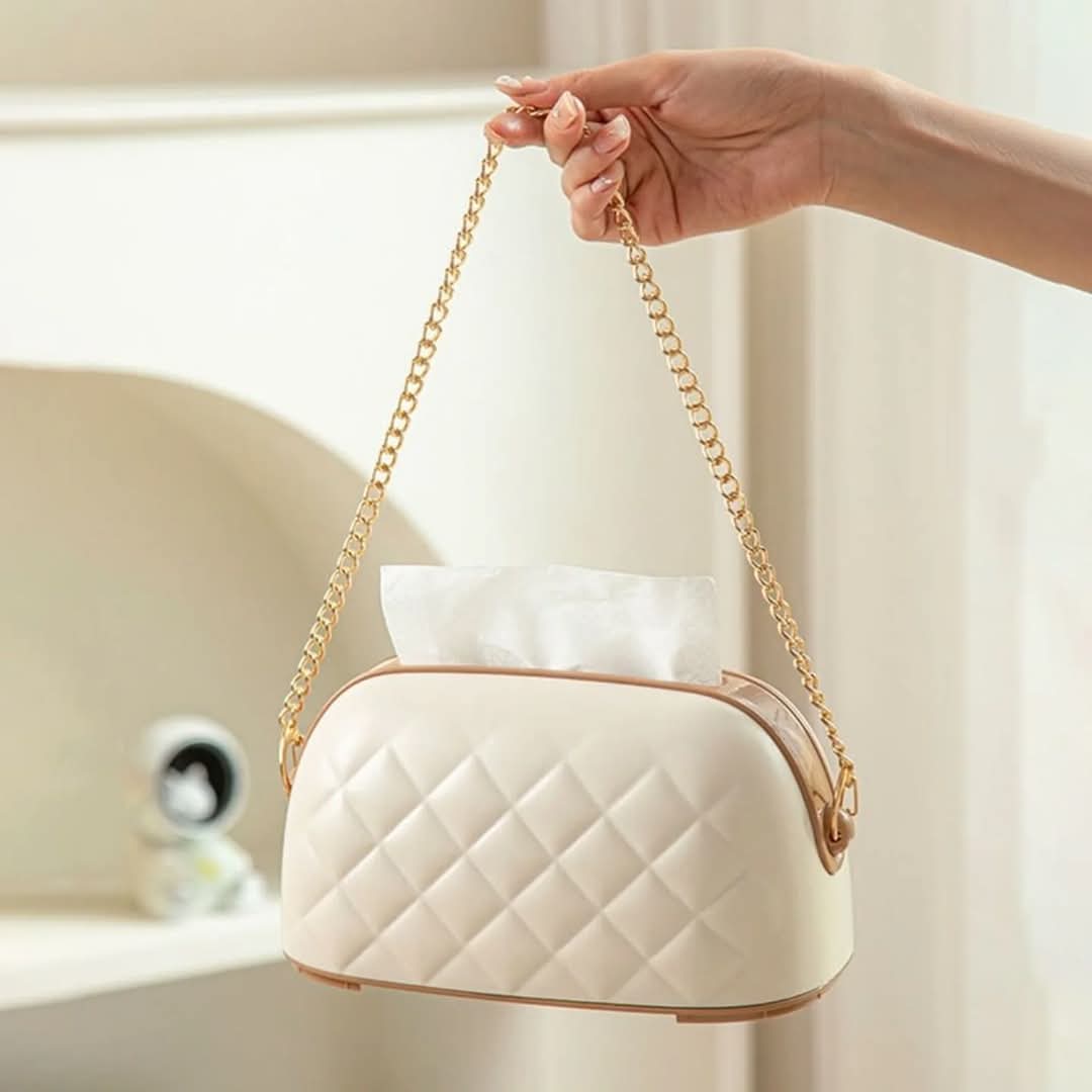 HANDBAG STYLE TISSUE BOX