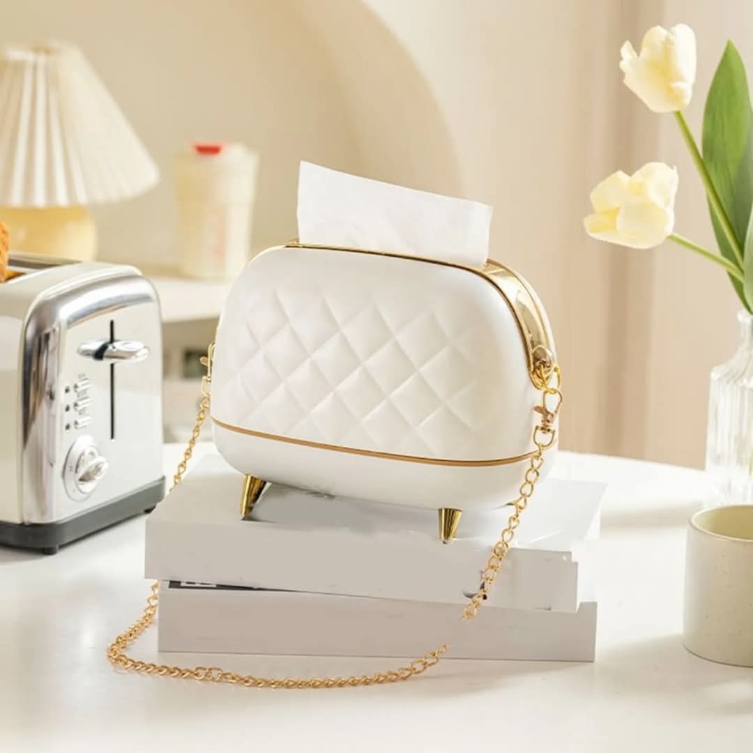 HANDBAG STYLE TISSUE BOX