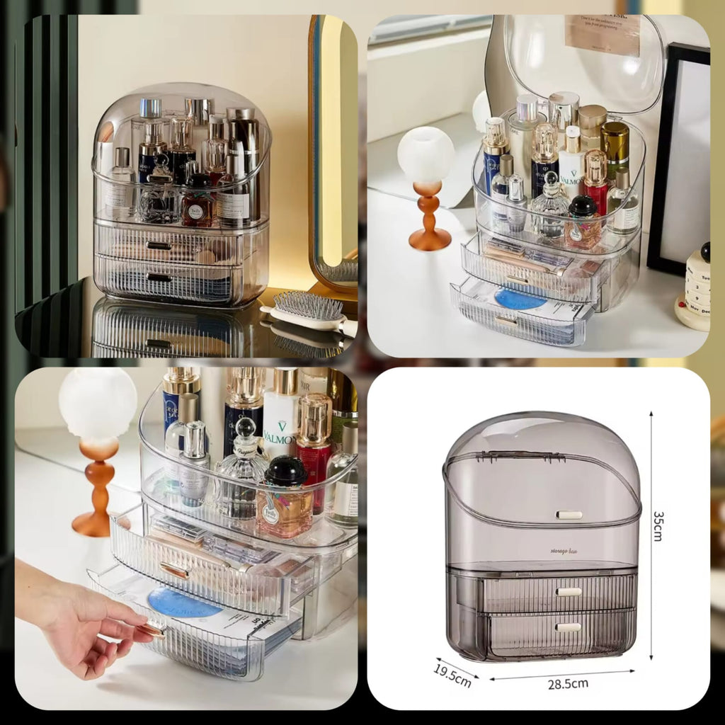 LUXURY ACRYLIC COSMETIC ORGANIZER BO