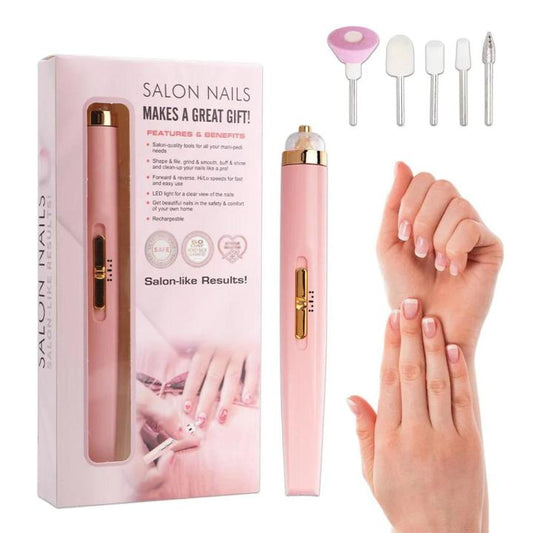 RECHARGEABLE FLAWLESS NAIL SALON FINISHING TOUCH