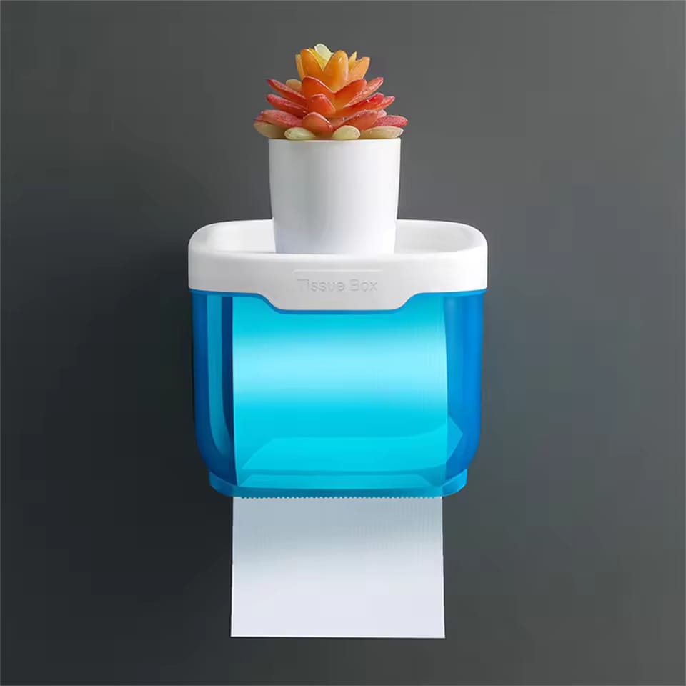 WALL MOUNTED BATHROOM TISSUE BOX