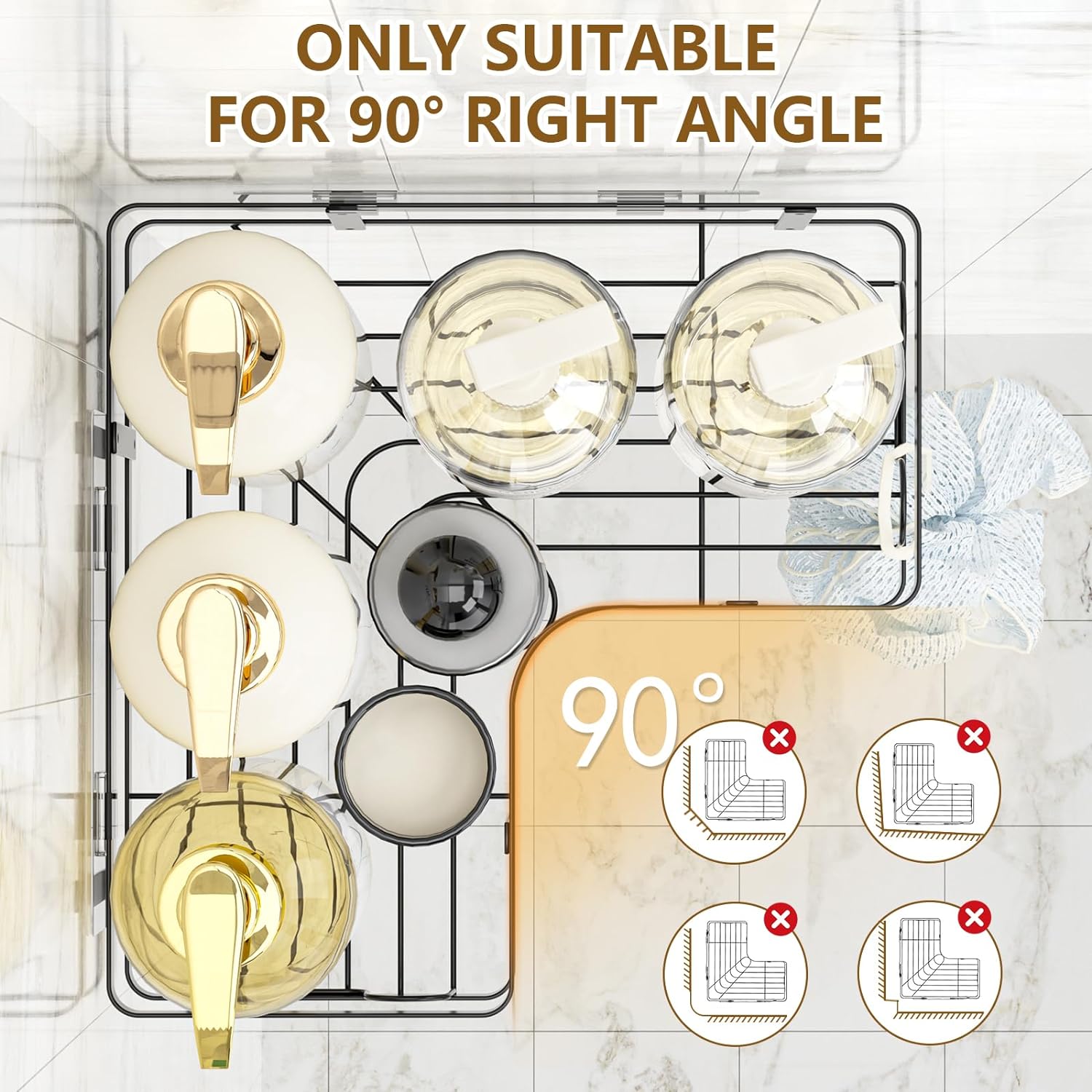 LUXURY STYLISH MULTIPURPOSE WALL STORAGE RACKS (SET OF 5)