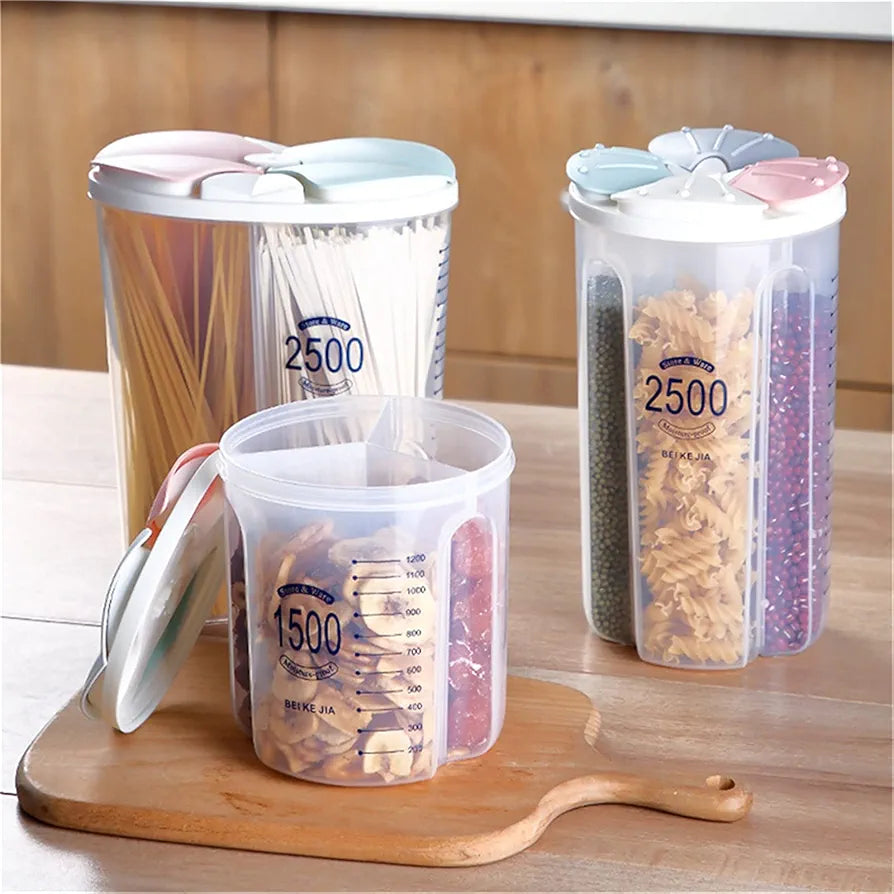 4 GRID FOOD STORAGE CONTAINER