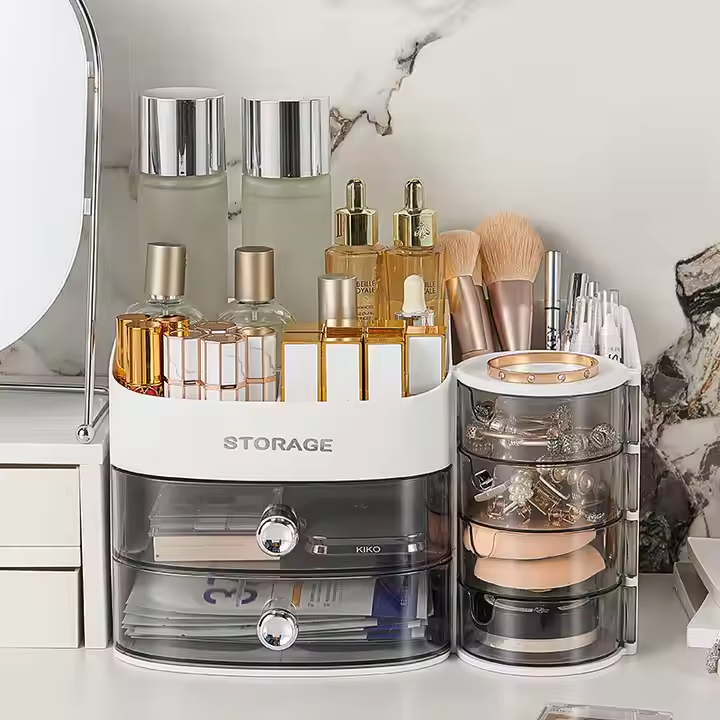 STYLISH COSMETICS VANITY STORAGE ORGANIZER WITH DRAWER