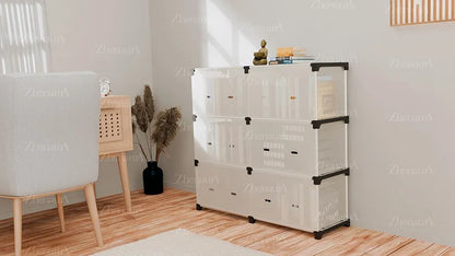 DUST-PROOF MULTIPURPOSE STORAGE SHELF RACK