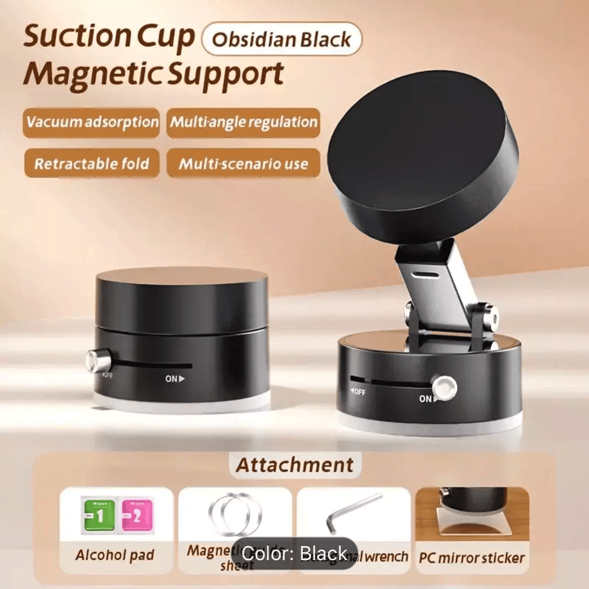 PRODESIRE™ 360° MAGNETIC PHONE HOLDER WITH AUTO TRACKING ROTATION