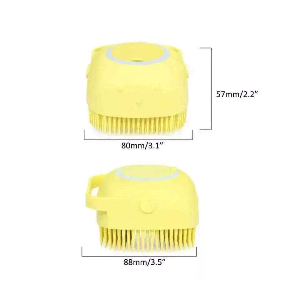 SILICONE BABY SHOWER BRUSH FOR SAFE AND SOFT CLEAN