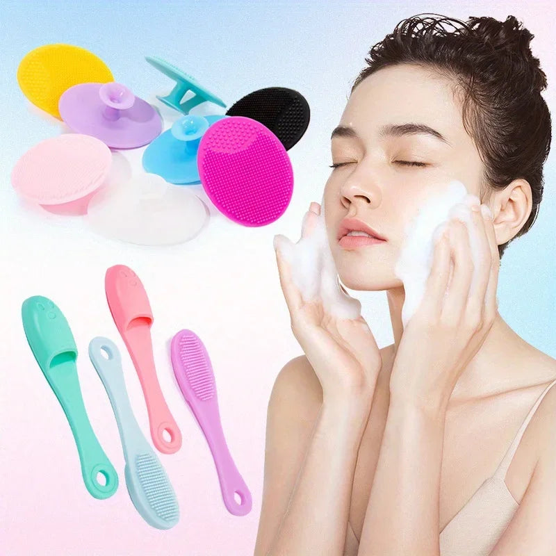SILICONE BRUSH FOR FACE CLEANING