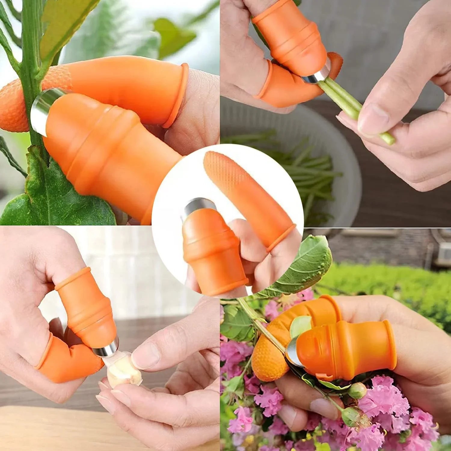 KITCHEN SILICONE FINGER PROTECTOR SET – HEAT & CUT RESISTANT