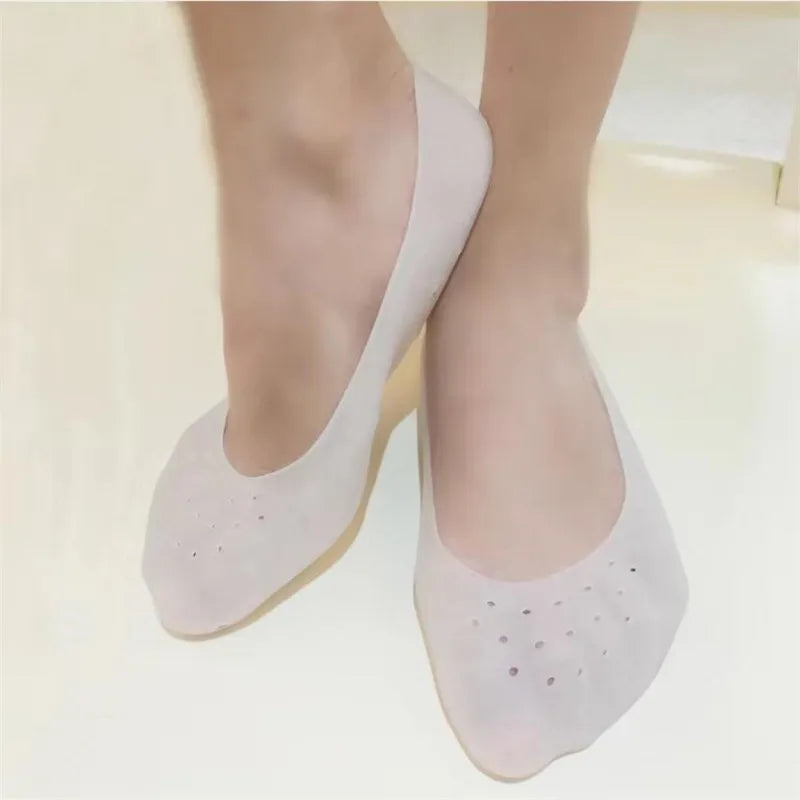 SILICONE FULL HEEL SLEEVE SOCKS FOR HEEL PROTECTION