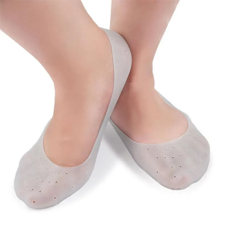 SILICONE FULL HEEL SLEEVE SOCKS FOR HEEL PROTECTION