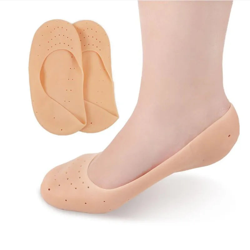 SILICONE FULL HEEL SLEEVE SOCKS FOR HEEL PROTECTION