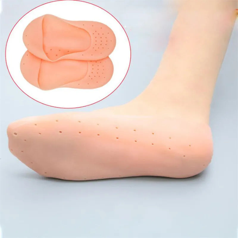 SILICONE FULL HEEL SLEEVE SOCKS FOR HEEL PROTECTION