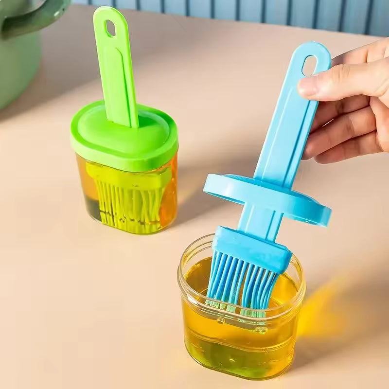 KITCHEN SILICONE OIL BRUSH FOR GRILL AND BAKING