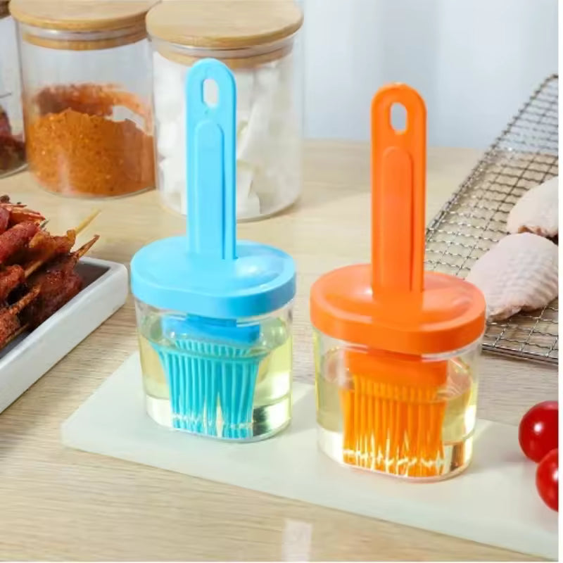 KITCHEN SILICONE OIL BRUSH FOR GRILL AND BAKING
