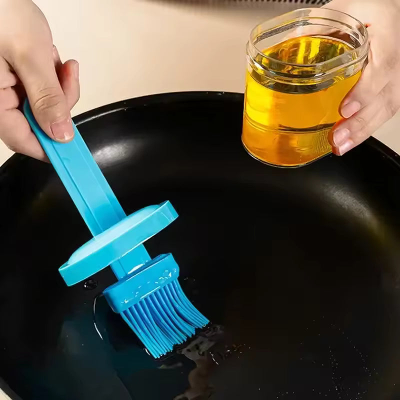 KITCHEN SILICONE OIL BRUSH FOR GRILL AND BAKING