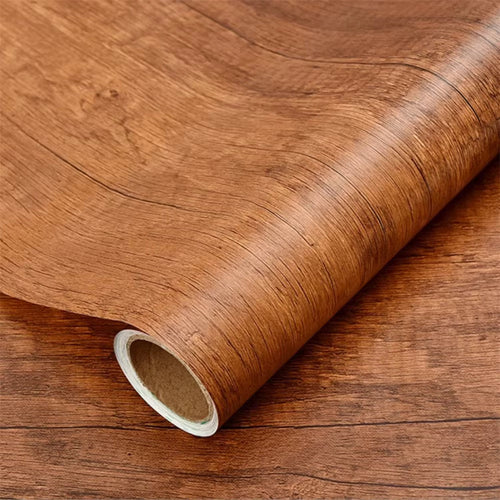 EASY APPLY WOOD GRAIN SELF ADHESIVE WALLPAPER
