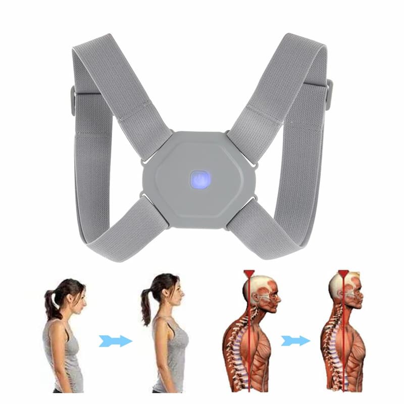 RECHARGEABLE SMART POSTURE CORRECTOR WITH SENSOR ALERTS