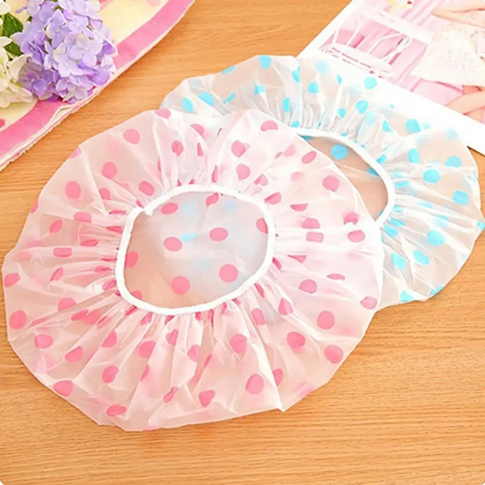 WATERPROOF SHOWER CAP FOR SPA, SALON AND HOME