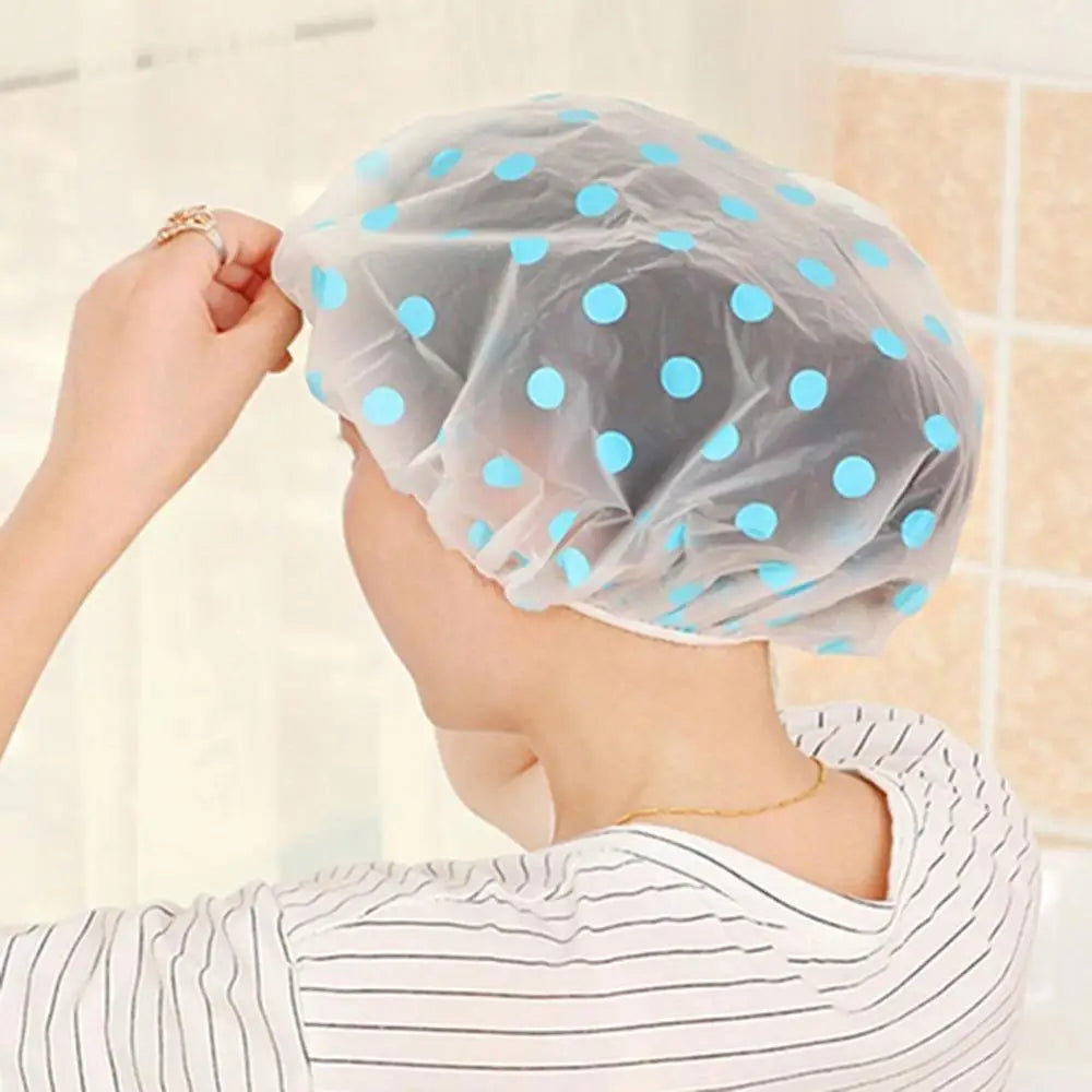 WATERPROOF SHOWER CAP FOR SPA, SALON AND HOME