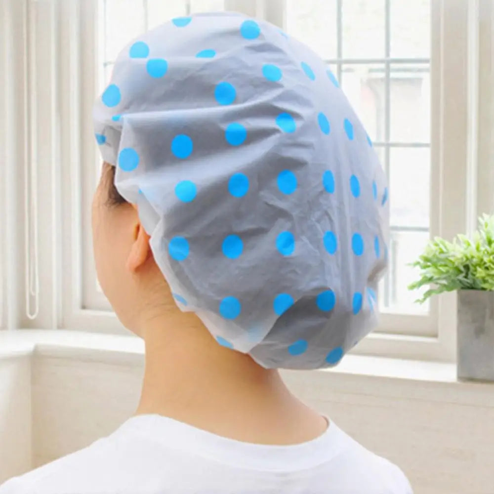 WATERPROOF SHOWER CAP FOR SPA, SALON AND HOME