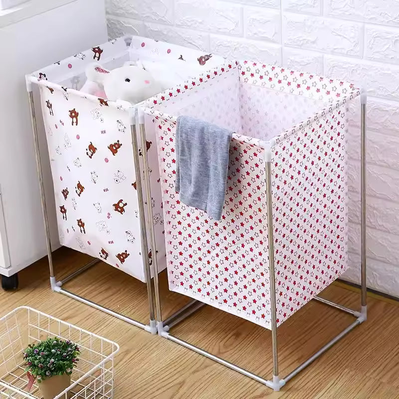 SPACE-SAVING LAUNDRY SORTER FOR ORGANIZED CLOTHES