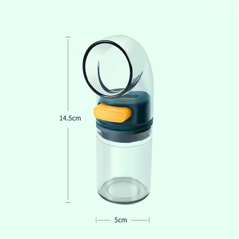 SPICE DISPENSER BOTTLE WITH 0.5 GRAM SCOOP