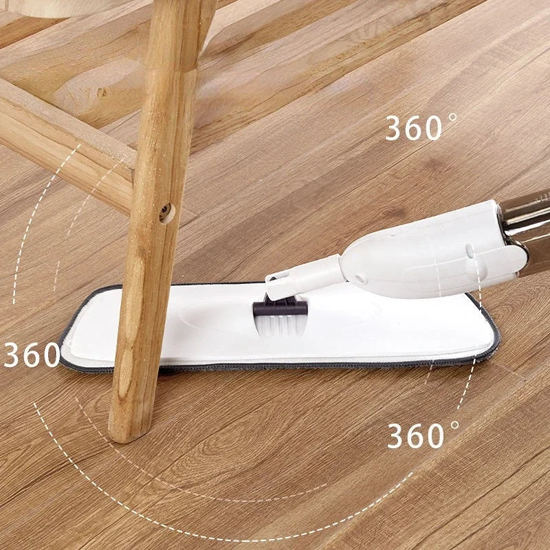 EASY CLEAN SPRAY MOP WITH BUILT-IN SPRAY SYSTEM