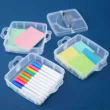 STACKABLE STORAGE BOX FOR ART AND CRAFT MATERIALS