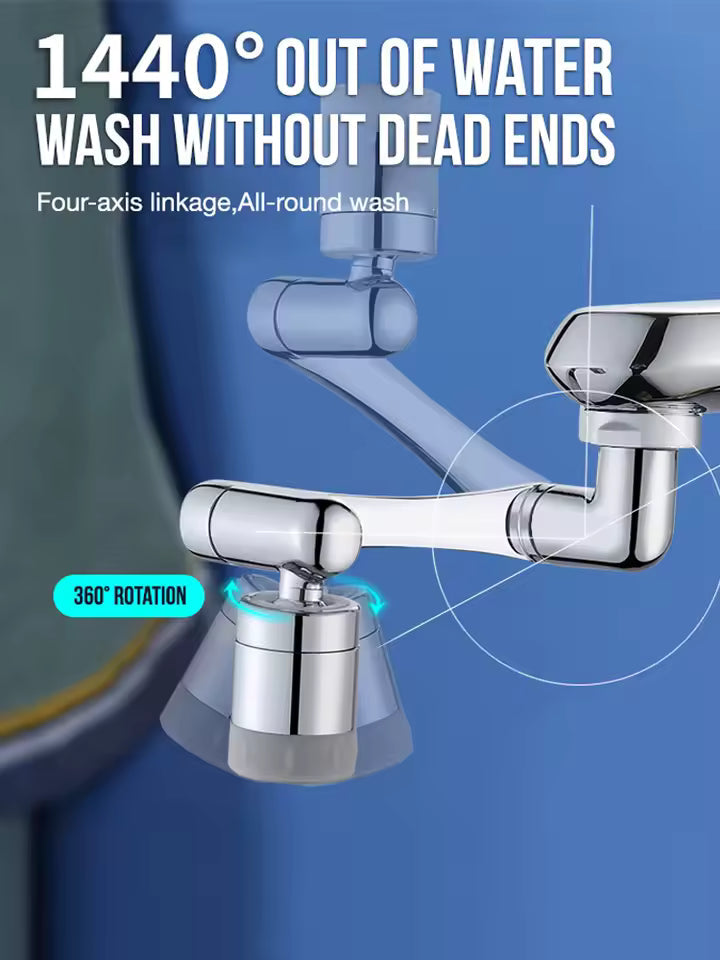 360 DEGREE ROTATING STAINLESS STEEL FAUCET